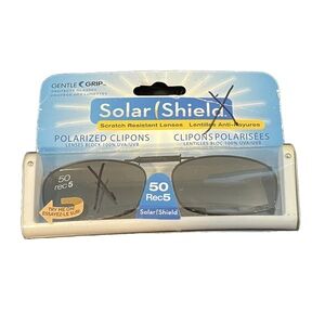Solar Shield Polarized Clip-On Sunglasses